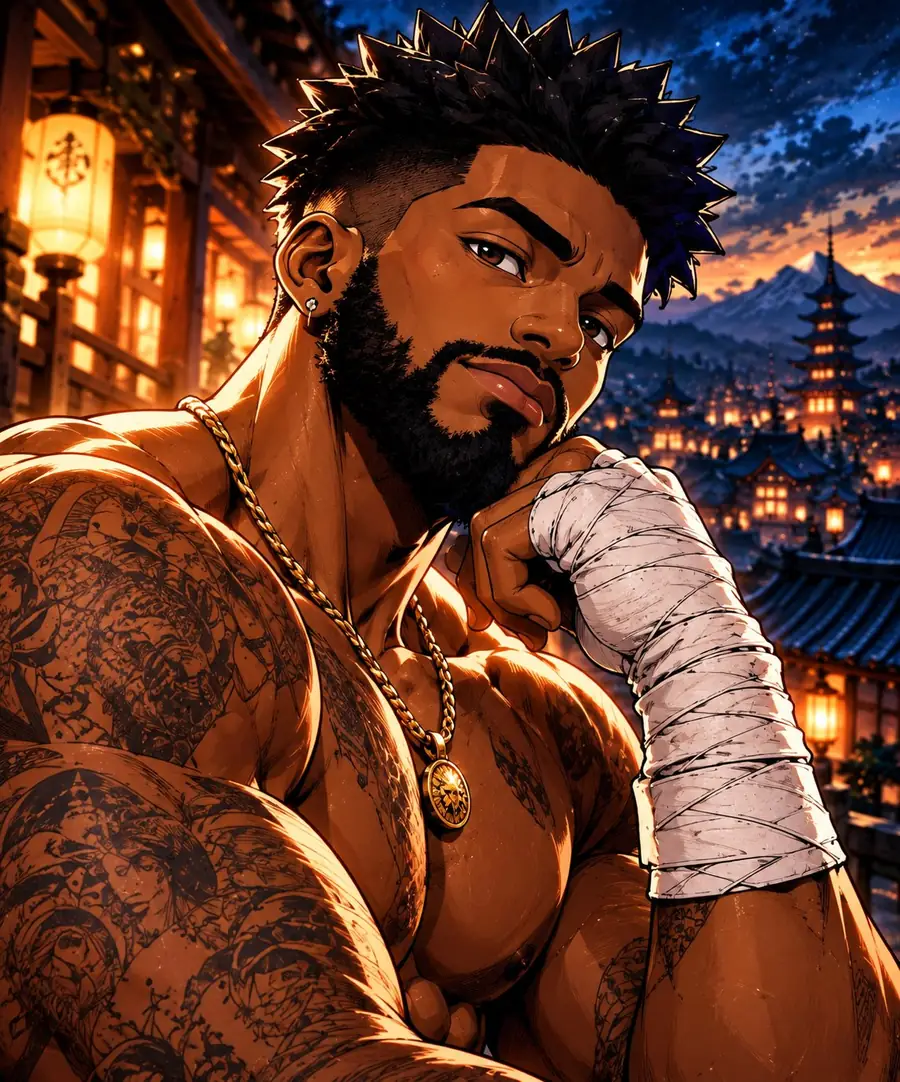 Illustrated portrait of Ayo General, author of The Calisthenics Beginner Guide
